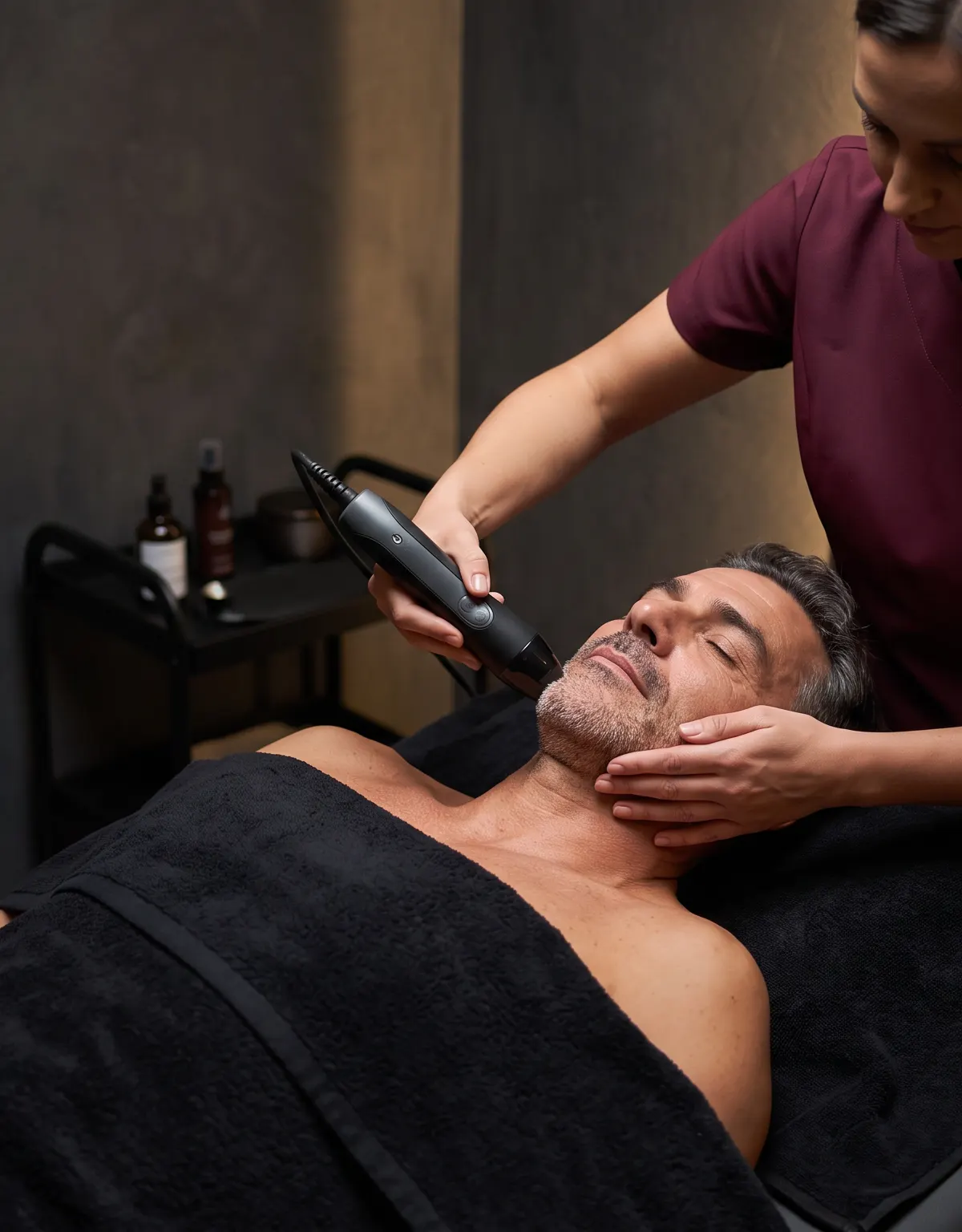 Flacidez facial y papada en hombres: cómo recuperar firmeza sin cirugía